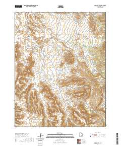 Steele Butte 2020 topographic map thumbnail