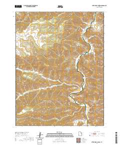 Steer Ridge Canyon 2020 topographic map thumbnail