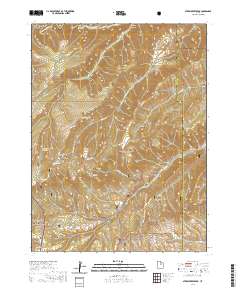Strawberry Peak 2020 topographic map thumbnail