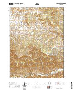 Strawberry Pinnacles 2020 topographic map thumbnail