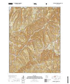 Strawberry Reservoir SE 2020 topographic map thumbnail