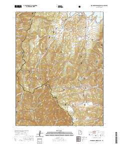 Strawberry Reservoir SW 2020 topographic map thumbnail
