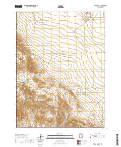 Tabbys Peak SE 2020 topographic map thumbnail