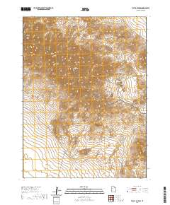 Tabbys Peak SW 2020 topographic map thumbnail