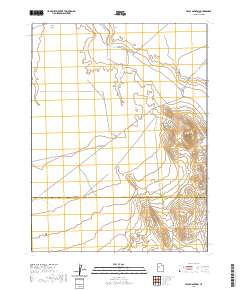 Table Mountain 2020 topographic map thumbnail