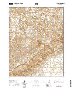 Temple Mountain 2020 topographic map thumbnail