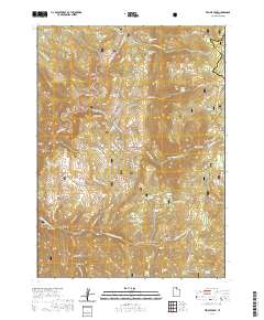 Temple Peak 2020 topographic map thumbnail