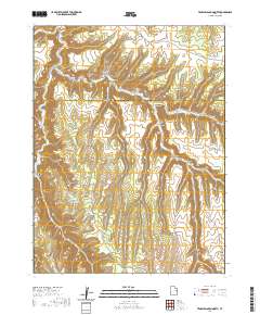 Tenmile Canyon North 2020 topographic map thumbnail