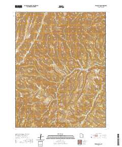 Tepee Canyon 2020 topographic map thumbnail