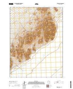 Tetzlaff Peak 2020 topographic map thumbnail