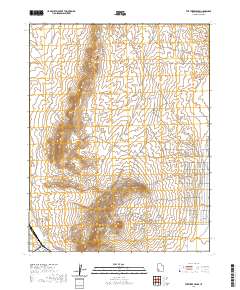 The Three Peaks 2020 topographic map thumbnail