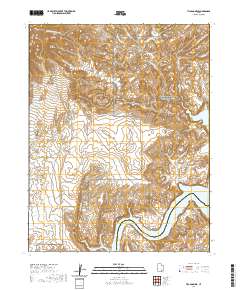 Ticaboo Mesa 2020 topographic map thumbnail