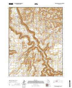 Trough Springs Canyon 2020 topographic map thumbnail