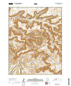 Upheaval Dome 2020 topographic map thumbnail