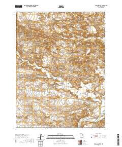 Uteland Butte 2020 topographic map thumbnail