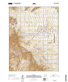 Vernal NE 2020 topographic map thumbnail