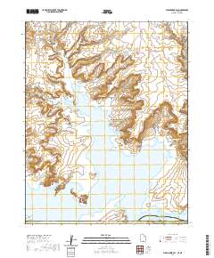 Warm Creek Bay 2020 topographic map thumbnail