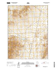 Warm Spring Hills 2020 topographic map thumbnail