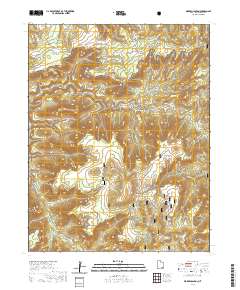 Warren Canyon 2020 topographic map thumbnail