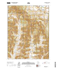 Warren Draw 2020 topographic map thumbnail