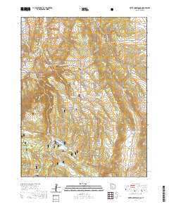 Water Creek Canyon 2020 topographic map thumbnail