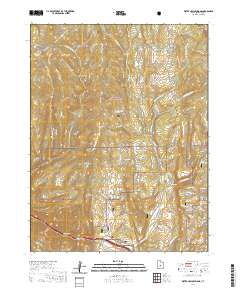 Water Hollow Ridge 2020 topographic map thumbnail