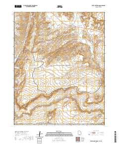 West Clark Bench 2020 topographic map thumbnail