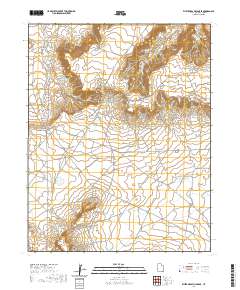 White Mesa Village SE 2020 topographic map thumbnail