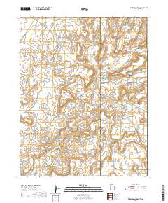 Wickiup Canyon 2020 topographic map thumbnail