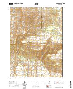 Willow Creek Butte 2020 topographic map thumbnail