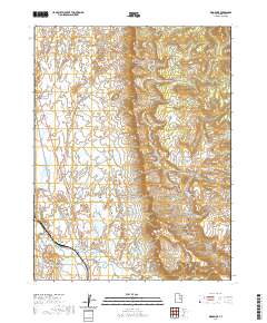 Woodside 2020 topographic map thumbnail