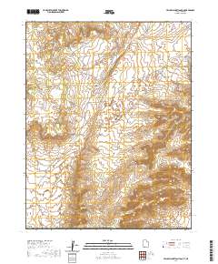 Yellowjacket Canyon 2020 topographic map thumbnail