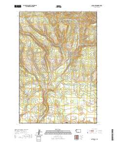 Satus Pass 2020 topographic map thumbnail