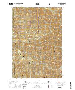 Siouxon Peak 2020 topographic map thumbnail