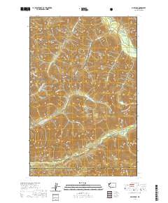 Slide Peak 2020 topographic map thumbnail