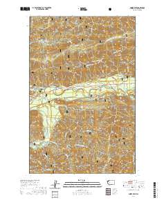 Snider Peak 2020 topographic map thumbnail