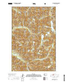 Snoqualmie Lake 2020 topographic map thumbnail