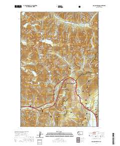 Snoqualmie Pass 2020 topographic map thumbnail