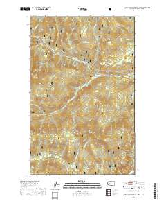 South Huckleberry Mountain 2020 topographic map thumbnail