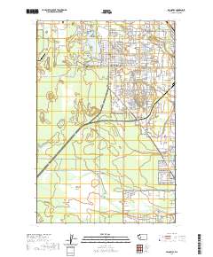 Spanaway 2020 topographic map preview