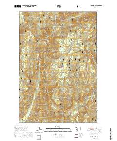 Spencer Butte 2020 topographic map thumbnail