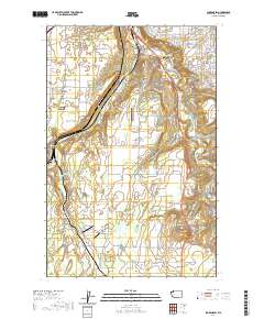Spokane SW 2020 topographic map thumbnail