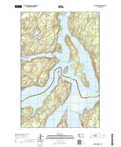 Squaxin Island 2020 topographic map thumbnail