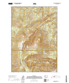 Stagman Butte 2020 topographic map thumbnail