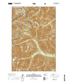 Stevens Pass 2020 topographic map thumbnail