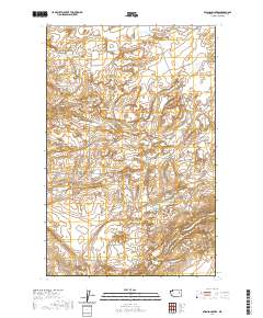 Swanson Lakes 2020 topographic map thumbnail