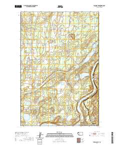 Tanwax Lake 2020 topographic map thumbnail