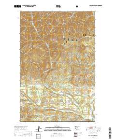 Teanaway Butte 2020 topographic map thumbnail