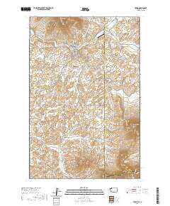 Tekoa 2020 topographic map thumbnail