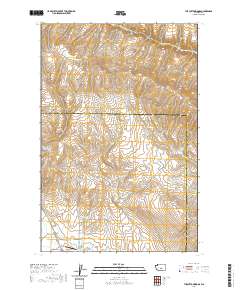 The Cottonwoods 2020 topographic map thumbnail